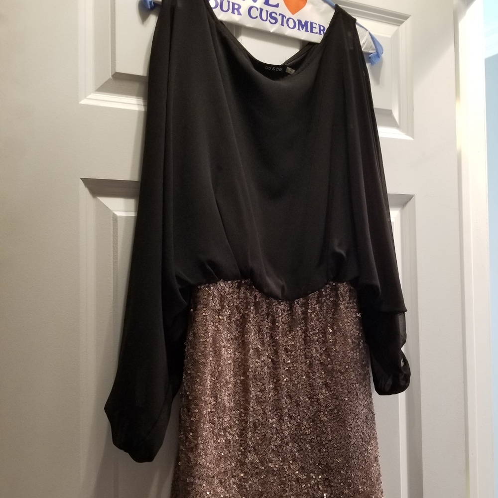 Black & Sequin Dress